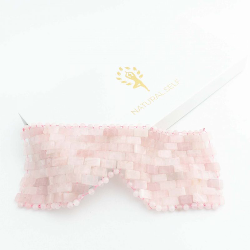 Rosenquarz Augenmaske Natural Self