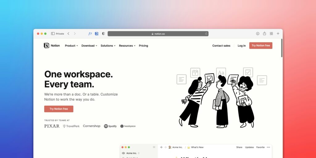 Notion für Startups